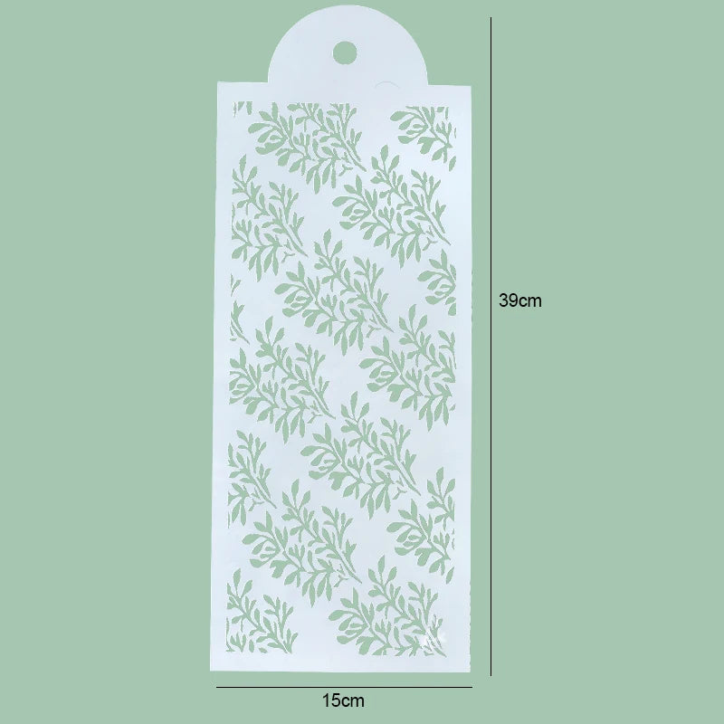 FAIS DU Fondant Cake Mesh Stamps Stencils For DIY Craft Making Wedding Cake Design Plastic Spray Template Cookie Painting Mold