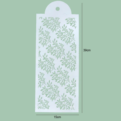 FAIS DU Fondant Cake Mesh Stamps Stencils For DIY Craft Making Wedding Cake Design Plastic Spray Template Cookie Painting Mold