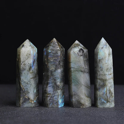 Natural Stone and Crystals Point Wand Rose Quartz Amethyst Home Decoration Mineral Stones Crafts