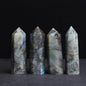 Natural Stone and Crystals Point Wand Rose Quartz Amethyst Home Decoration Mineral Stones Crafts