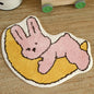 Soft Cartoon Imitation‑Cashmere Floor Mat for Bedroom, Bathroom & Home Décor