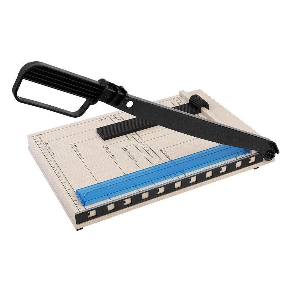 A4 To B7 Paper Cutter Tool Metal Blade Machine 12inch Multi-function Paper Trimming Knife Manual Crafting Office Supplies