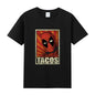 Marvel Hero Deadpool cotton round neck short-sleeved men's T-shirt