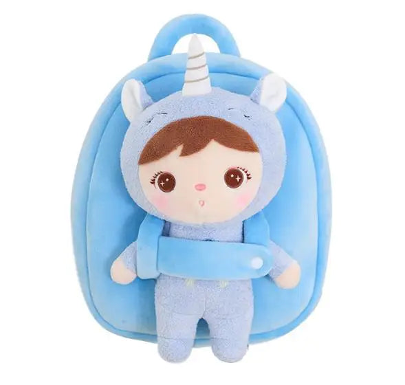 3D Koala & Panda Plush Kids Backpack – Personalized Cartoon School Bag for Boys & Girls