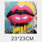 Graffiti Animal Iips Fashion Iron Sticker Patch For Clothing T-shirt DIY Hoodie Jacket Sticker DTF PPatch Is Waterproof