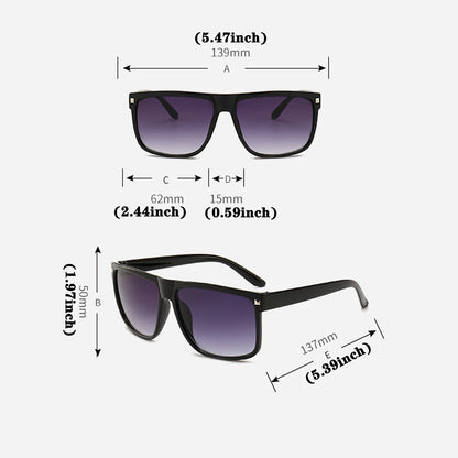 Square Classic Sunglasses Oculos UV400