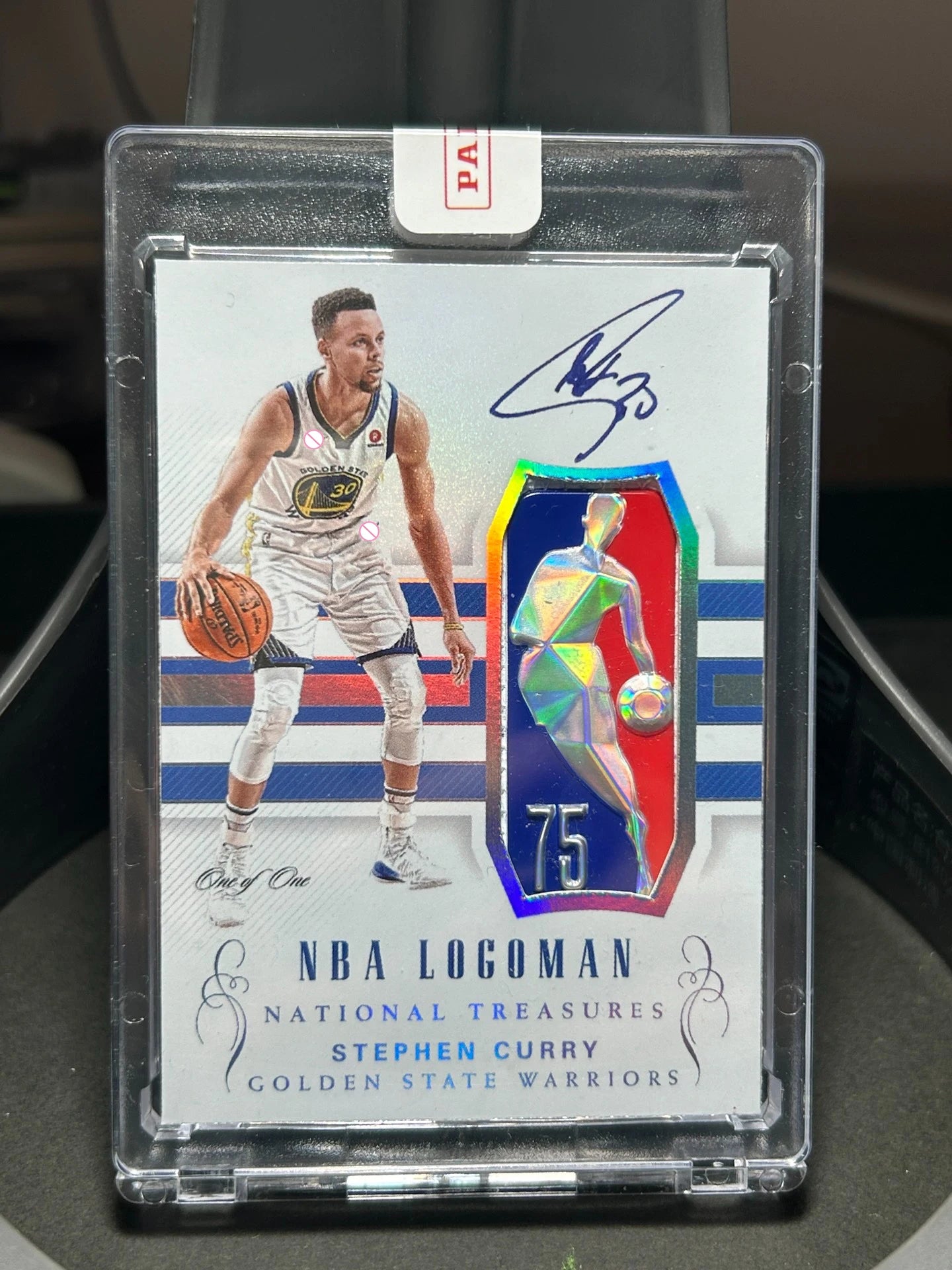 PANINI LOGOMAN Doncic Curry Wembanyama James Irving Davis Jordan Kobe DIY Real material collection card bricks holiday gifts