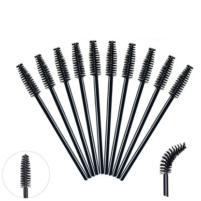 50/200pcs Disposable Mascara Wands Applicator Spoolers