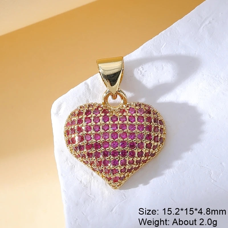 Handmade Luxury Pendant 18K Real Gold-Plated Charms