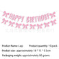 Pink Bow Birthday Theme Party Set Disposable
