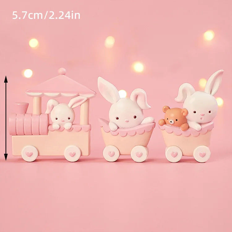 9‑Piece Unicorn Rainbow Cake Topper Set – Unicorn, Clouds, Stars & Happy Birthday Decorations for Girls’ First Birthday Party