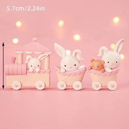 9‑Piece Unicorn Rainbow Cake Topper Set – Unicorn, Clouds, Stars & Happy Birthday Decorations for Girls’ First Birthday Party
