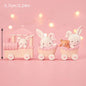 9‑Piece Unicorn Rainbow Cake Topper Set – Unicorn, Clouds, Stars & Happy Birthday Decorations for Girls’ First Birthday Party
