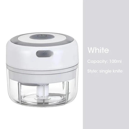 Mini Wireless Electric Garlic Crusher 100ml/250ml Portable Chopper USB Charging