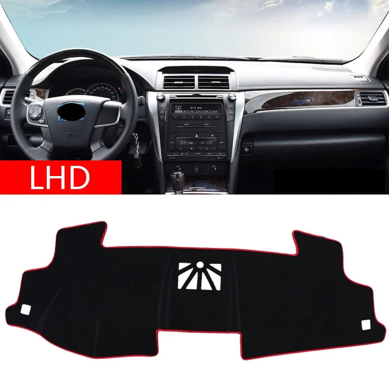 For Toyota Camry 50 XV50 2012~2017 Car Center Console Dashboard Cover Kit Sun Shade Anti-UV Pad Sun-proof Carpet Mat Accessories