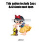 Love Cute Cartoon Little Baby Princess Girls Character Iron on DTF Transfers Washable Stickers Ready to Press for Clothes Bags