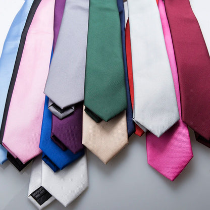 Men's Slim Tie Classic Solid Color