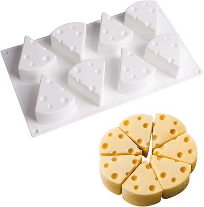 3D Mousse Cake Baking Mold Heart Cheesecake Dessert Diamond Monoporcji Silicone Mould Candle Soap Making Supplies Pastry Tools