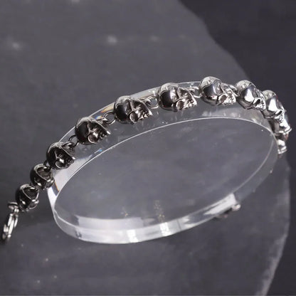 Trendy Punk Bracelet High Quality Skull Bracelet Boutique Jewelry Birthday Gift