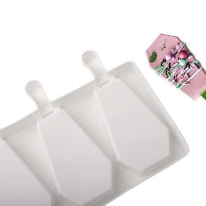 Halloween Silicone Coffin shaped Popsicle Mold Lace Mat Baking Molds for Ice Cream Chocolate and Desserts