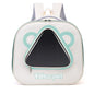 Cat backpack, outing schoolbag, double-shoulder pet bag, cat for travel, dog and cat supplies, transparent large-capacity portab