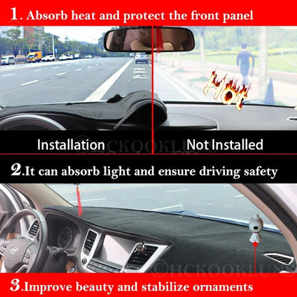 Anti-Slip Mat Sunshade Dashmat Protect Carpet 2022 Dashboard Dash Cover Pad for Toyota Camry XV70 70 2018 - 2023 Car Accessories