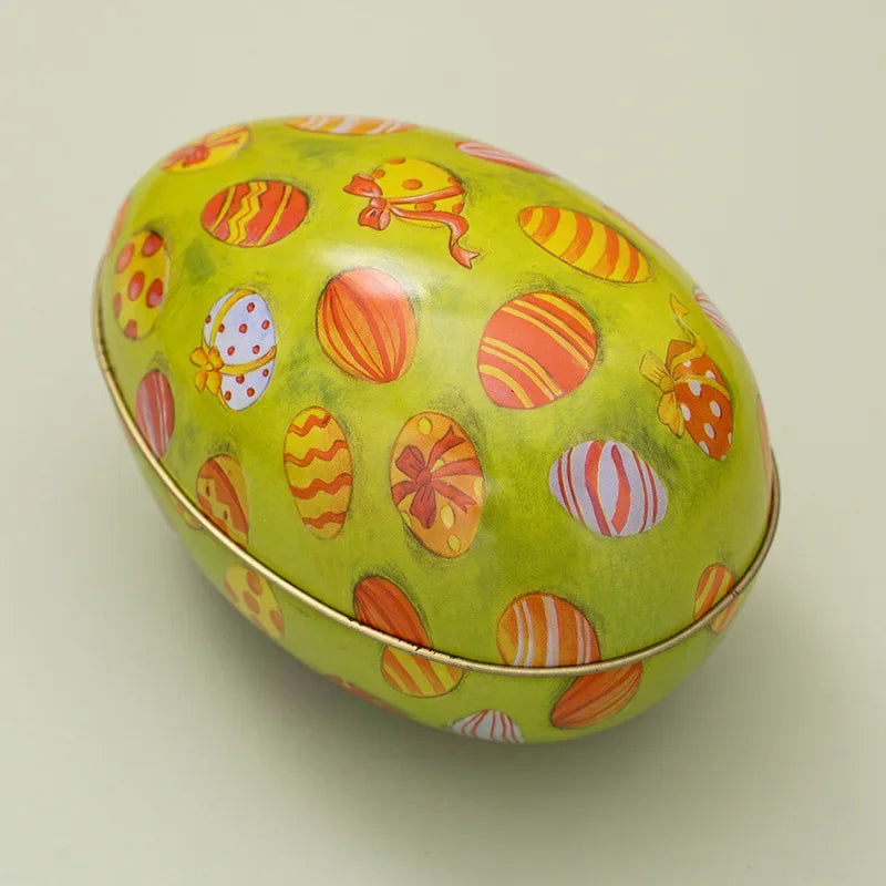 8pMetal Decorated Easter Egg Shell