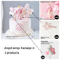 Angel Wing Princess Cake Topper – Fairy Ballet Dance Girl Decor for 1st Birthday, Gender Reveal & Baby Shower