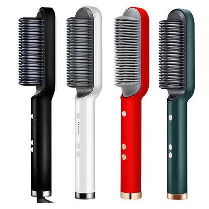 Professional Electric Ceramic Hair Straightener Brush