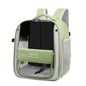 Cat backpack, outing schoolbag, double-shoulder pet bag, cat for travel, dog and cat supplies, transparent large-capacity portab