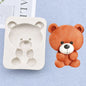 Bear Silicone Cake Baking Mold Sugarcraft Chocolate Cupcake Fondant Cake Decorating Tools