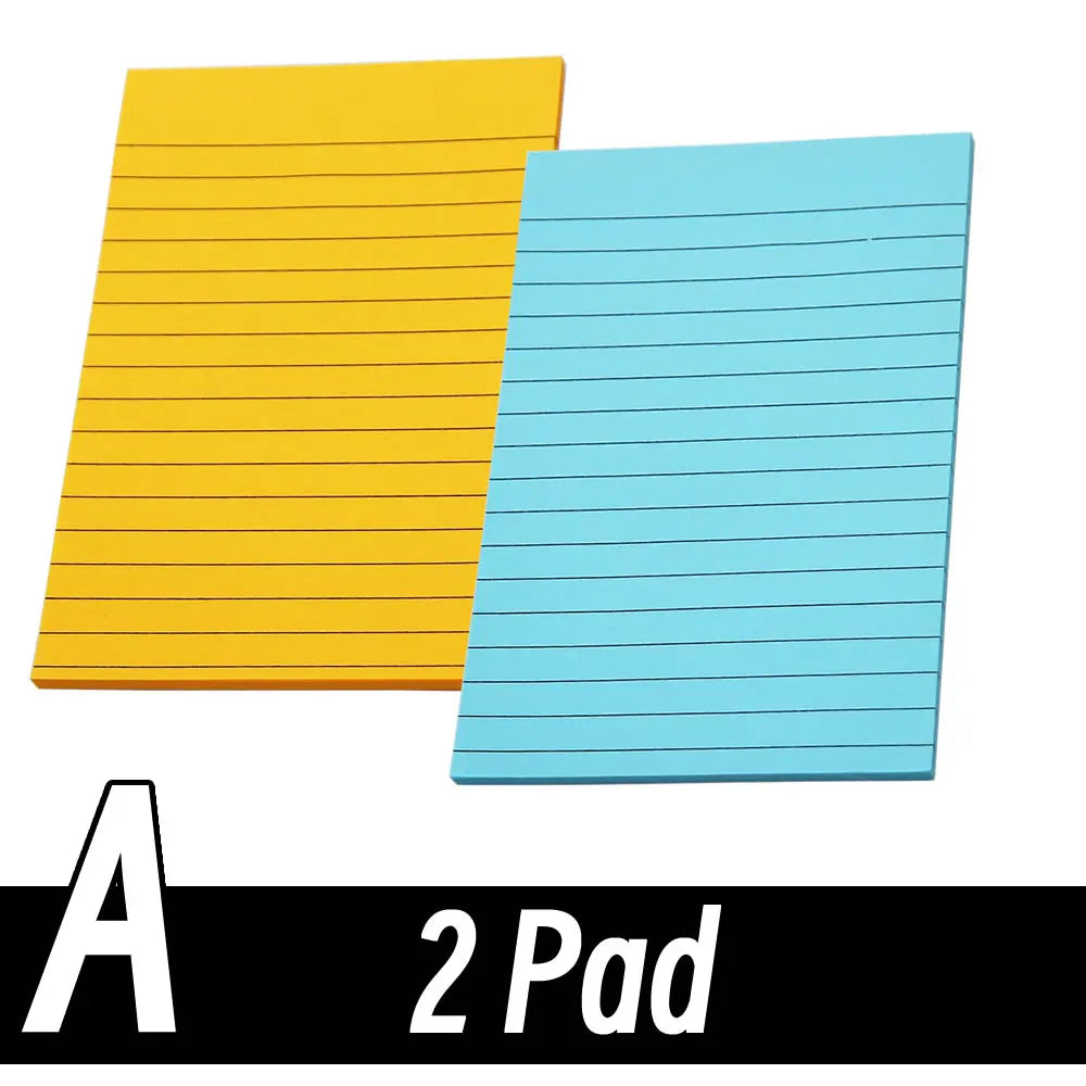 45 Sheets/Pad Scribed Notepad Post  Sticky Notes 8 Colors