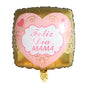 10pcs 18inch spanish mother foil balloon i loveyou have mom balloon heart gift mother's day adult birthday decoration