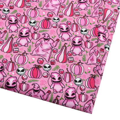 Jack Skellington The Nightmare Before Christmas Polyester Cotton Fabric Tissue Sewing Quilting Needlework DIY Cloth 50*145cm