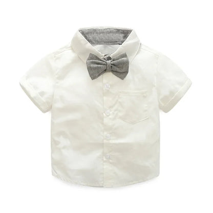 Kids Boys Formal Party Outfits Clothes Set Wedding Birthday Toddler Boy Gentleman Handsome Children Elegant Suit 1 2 3 4 5 Years