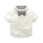 Kids Boys Formal Party Outfits Clothes Set Wedding Birthday Toddler Boy Gentleman Handsome Children Elegant Suit 1 2 3 4 5 Years