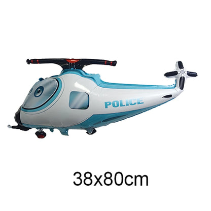Fighter Balloon Boy Airplane Birthday Party Helicopter Plane Balloon Aircraft Balloon for Aviator Themed Birthday Party Decor