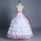 6 Hoop 3 Hoop 8 HoopCrinoline Black White Long Wedding Petticoat Ball Gown Dress Underskirt Skirt Half Slips Wedding Accessories