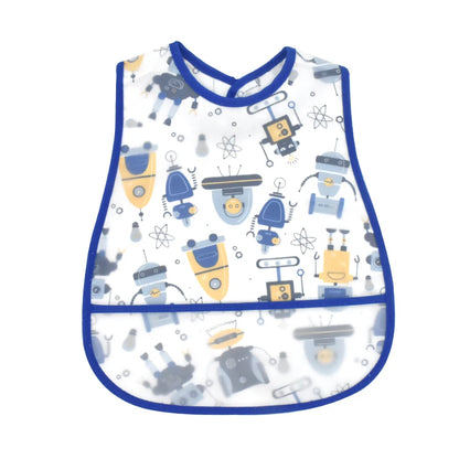 Adjustable Baby Bibs Waterproof Pocket Lunch Feeding Bibs