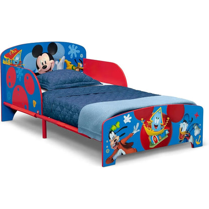 Disney Mickey Mouse Wood and Metal Toddler Bed