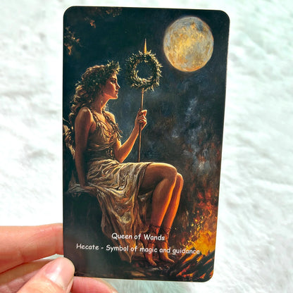 78PCS 70*120mm Tarot Greek Mythology Divination Rune Board Game Classic Innovative Theme Illustration Keywords