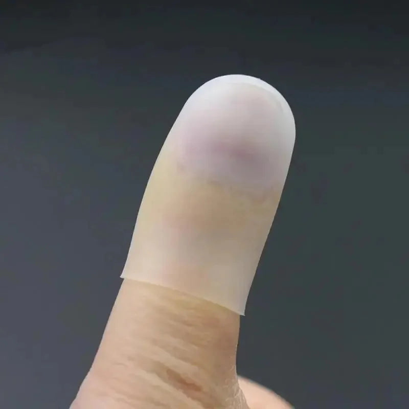 Silicone Finger Protector Sleeve Cover Anti-cut Heat Resistant Finger Sleeves Great Cooking Kitchen Tools
