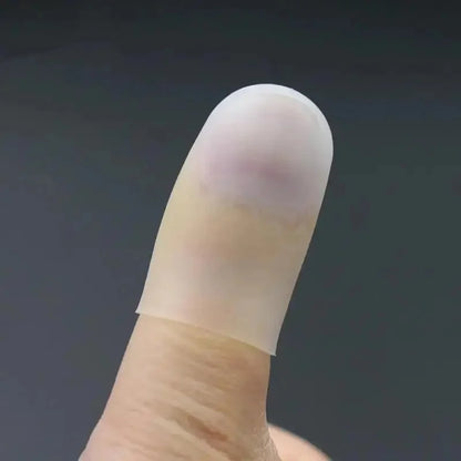 Silicone Finger Protector Sleeve Cover Anti-cut Heat Resistant Finger Sleeves Great Cooking Kitchen Tools