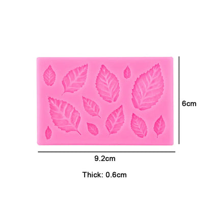 Silicone World DIY Rose Flowers Petal Silicone Mold Cake Baking Decoration Fudge Chocolate Mold Handmade Soap Tools