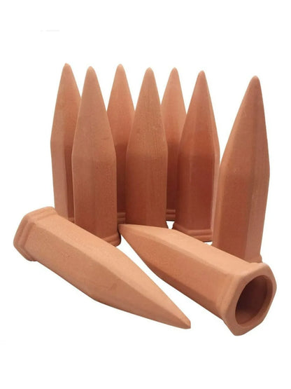 2 Packs, Plant Self-Watering Stakes, Terracotta Automatic Plant Waterer Devices Auto-Water Irrigation System For Indoor/Outdoor