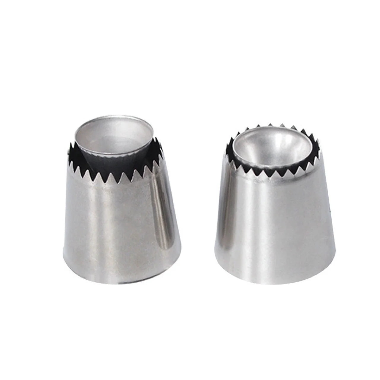 1/2Pcs Stainless Steel Romeo Flower Mouth Pastry Nozzles for Confectionery Pastry and Bakery Accessories Cake Tools Utensils
