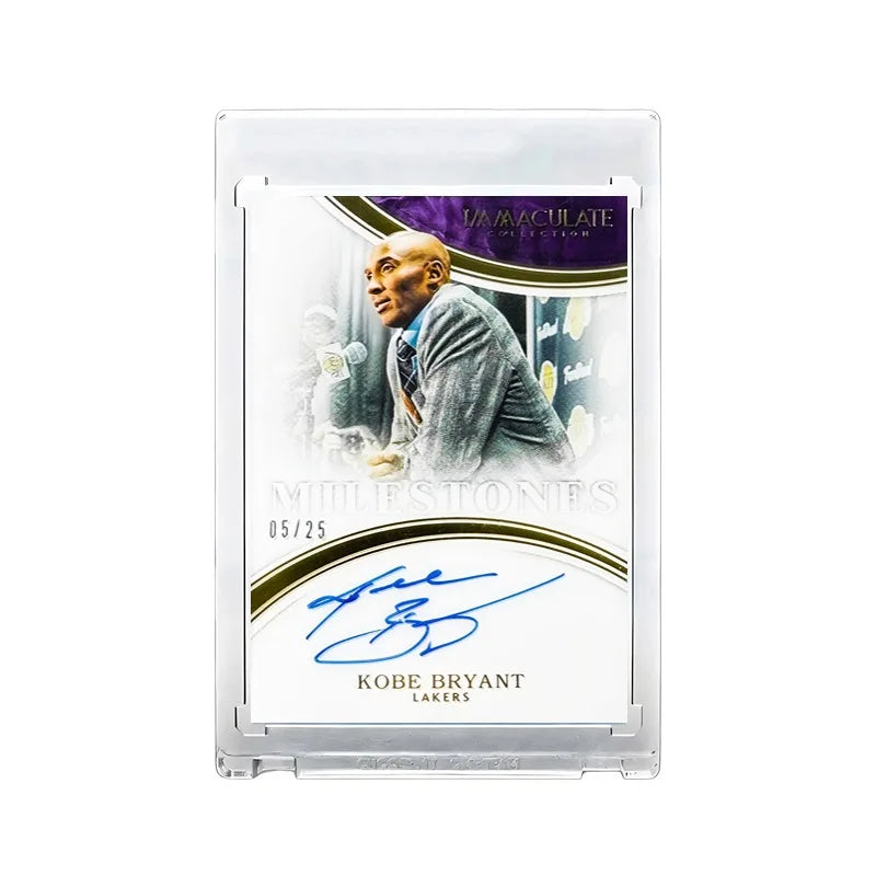 Panini DIY HOMEMADE Kobe Bryant Basketball collectible cards High imitation Boys' holiday gifts Refractive laser rainbow flash