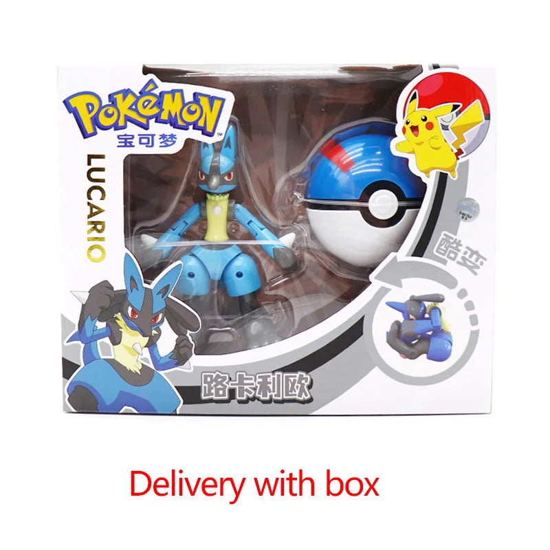 Pokemon Figures Toys Pocket Monsters Ball Model Pikachu Gengar Pokeball Dragonite Snorlax Pokeball poke Action Figures  Toy gift