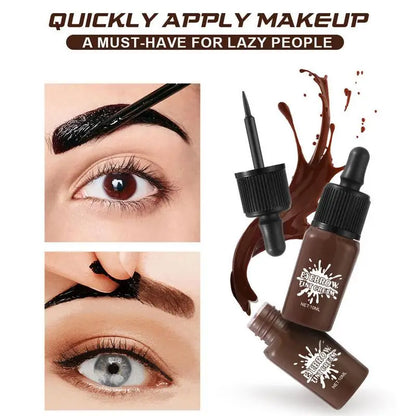 Peel-off Eyebrow Gel Coffee/black Eyebrow Tint Cream Permanent Eye Brow Tattoo Tint Long-lasting Waterproof Dye Eyebrow Gel