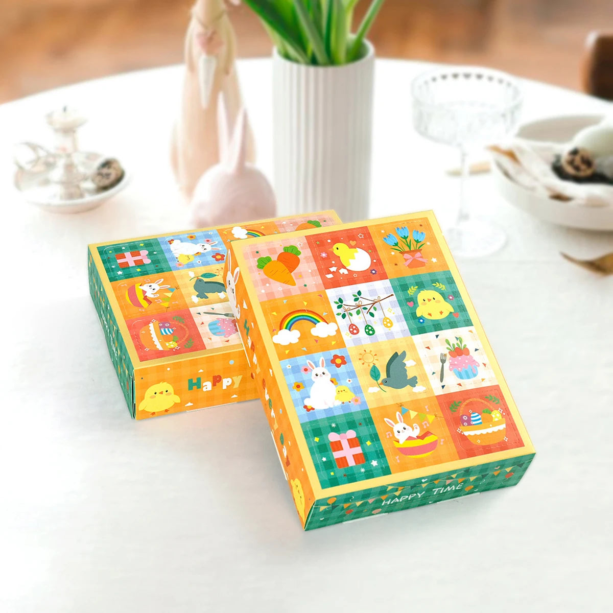 Easter Surprise Eggs Blind Box 5/10PCS 12 Grids Interactive Toys Kids Party Favors Fillable Candy Gifts Egg Hunt Decor